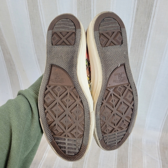 Converse Low Tops Sneakers Tennis Shoes Tropical Floral Size 9‎ - Picture 4 of 8